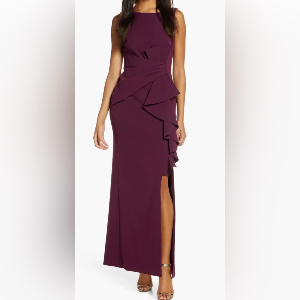 EUC Ruffle Front Eliza J Dress